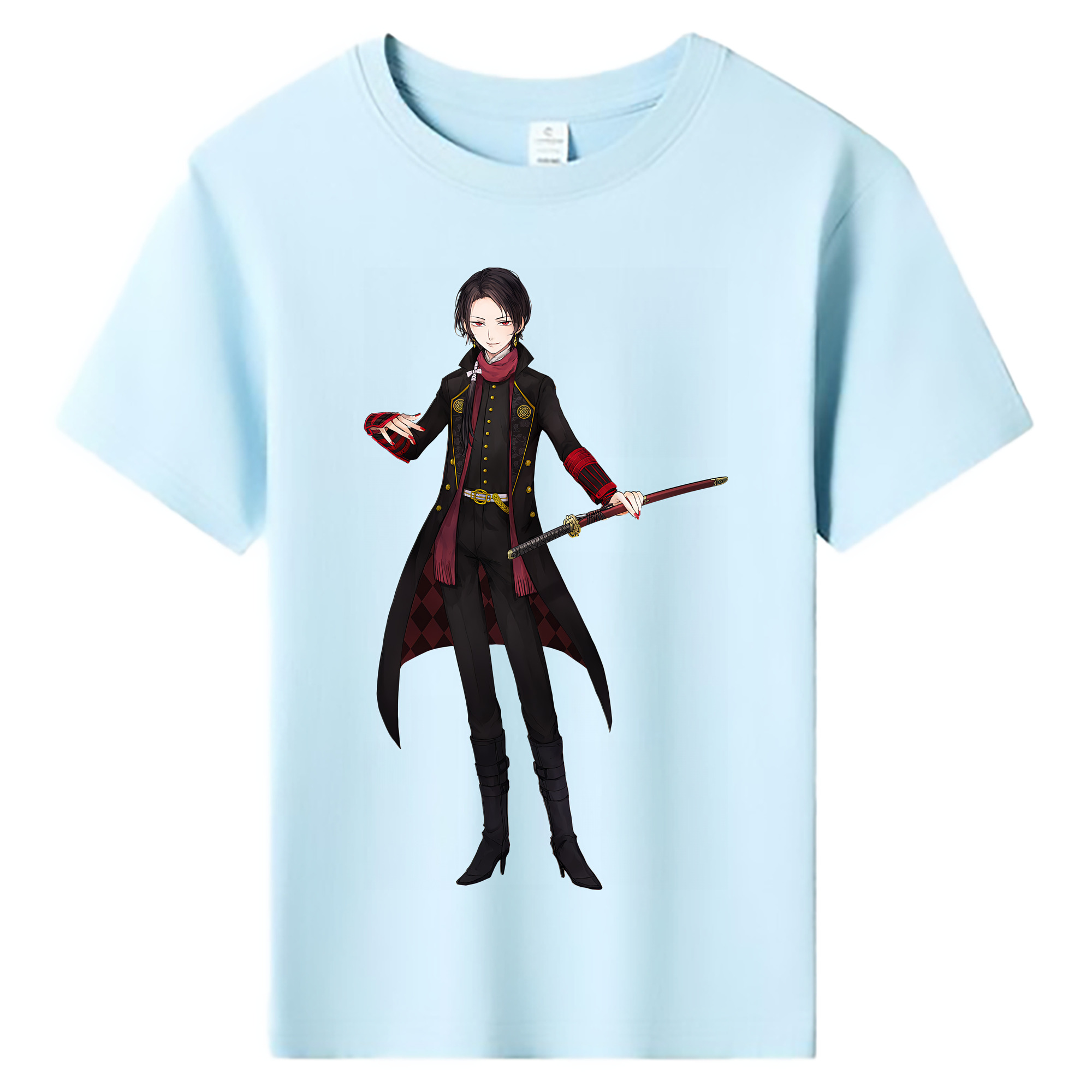 （画像用） 刀剣乱舞 Touken Ranbu 綿100％キッズTシャツ（フロントプリント）